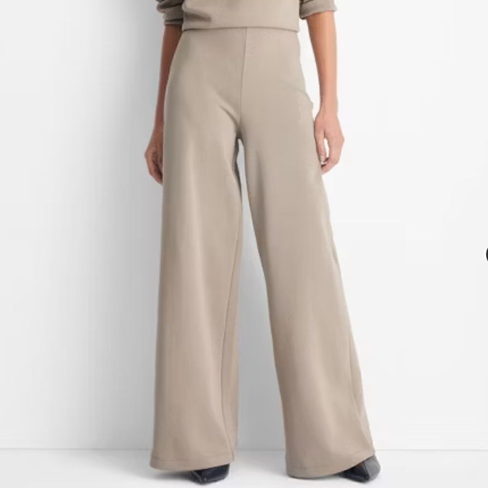 STYLUS | High Rise Viscose Blend Wide Leg Pants Size XXL
